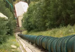 La centrale Enel di Casteldelfino